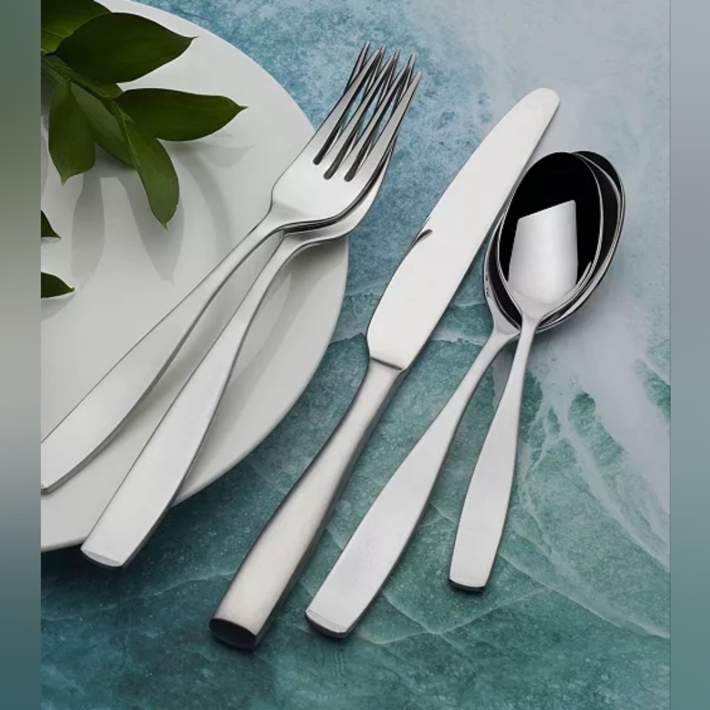 Mikasa Satin Loft 65 Pc. Flatware Set, Service for 12